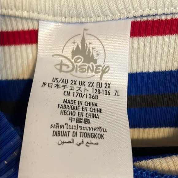 Disney Blue and Yellow Mickey Mouse Tank Top - Picture 4 of 7